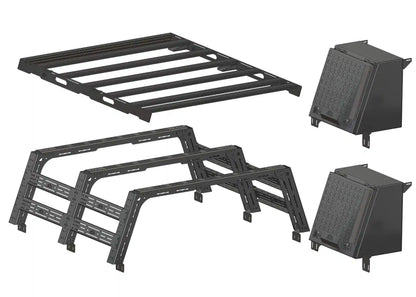 Backwoods Adventure Toyota Tundra Bed Rack Enthusiast Bundle Deal - BWBU-TU03