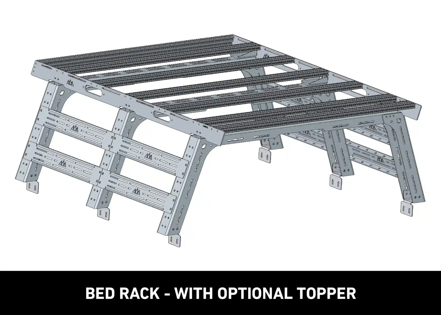 Backwoods Adventure Toyota Tundra Bed Rack - Full Height - BWTU3B-9745