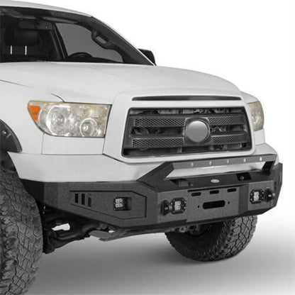 Hooke Road Full Width Front Bumper w/Low-Profile Hoop(07-13 Toyota Tundra) - HE.5205A+HE.5205B