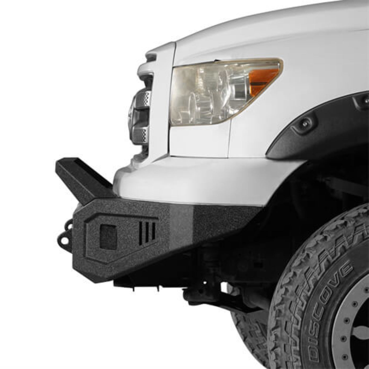 Hooke Road Full Width Front Bumper w/Low-Profile Hoop(07-13 Toyota Tundra) - HE.5205A+HE.5205B