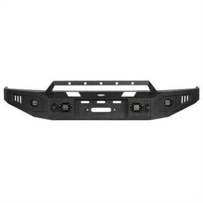 Hooke Road Full Width Front Bumper w/Low-Profile Hoop(07-13 Toyota Tundra) - HE.5205A+HE.5205B