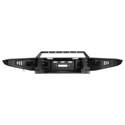 Hooke Road Full Width Front Bumper w/Low-Profile Hoop(07-13 Toyota Tundra) - HE.5205A+HE.5205B