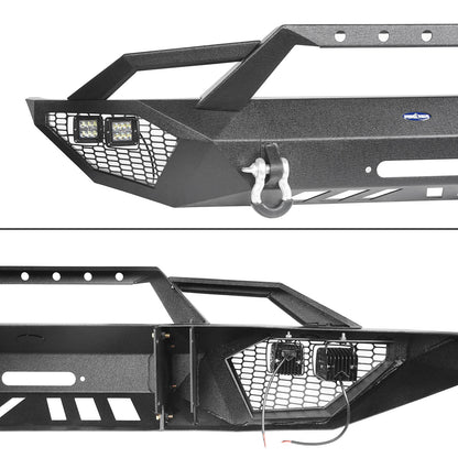 Hooke Road Full Width Front Bumper Destroyer Front Bumper(14-21 Toyota Tundra) - HE.5000A+HE.5000B
