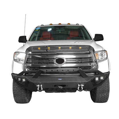Hooke Road Full Width Front Bumper Destroyer Front Bumper(14-21 Toyota Tundra) - HE.5000A+HE.5000B