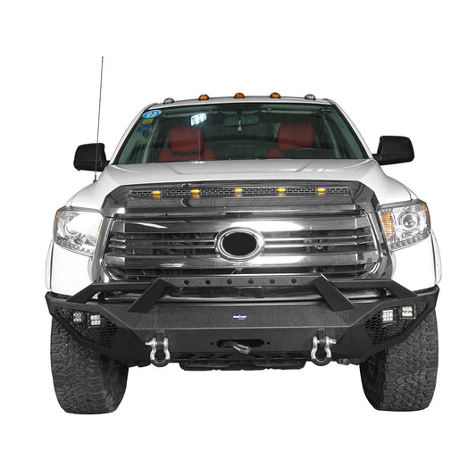 Hooke Road Full Width Front Bumper Destroyer Front Bumper(14-21 Toyota Tundra) - HE.5000A+HE.5000B