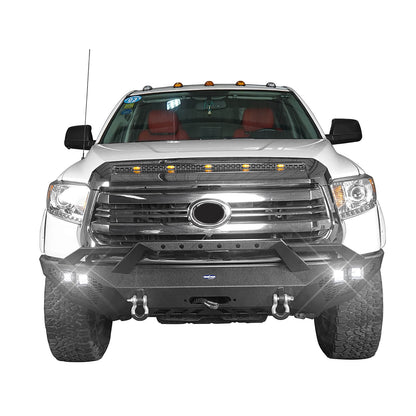 Hooke Road Full Width Front Bumper Destroyer Front Bumper(14-21 Toyota Tundra) - HE.5000A+HE.5000B