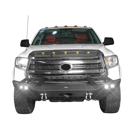 Hooke Road Full Width Front Bumper Destroyer Front Bumper(14-21 Toyota Tundra) - HE.5000A+HE.5000B