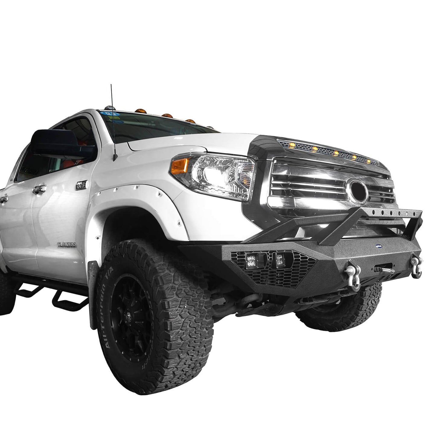 Hooke Road Full Width Front Bumper Destroyer Front Bumper(14-21 Toyota Tundra) - HE.5000A+HE.5000B