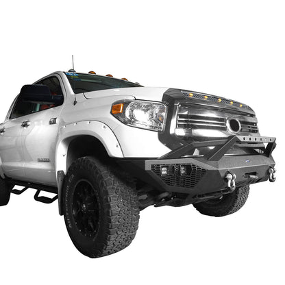 Hooke Road Full Width Front Bumper Destroyer Front Bumper(14-21 Toyota Tundra) - HE.5000A+HE.5000B