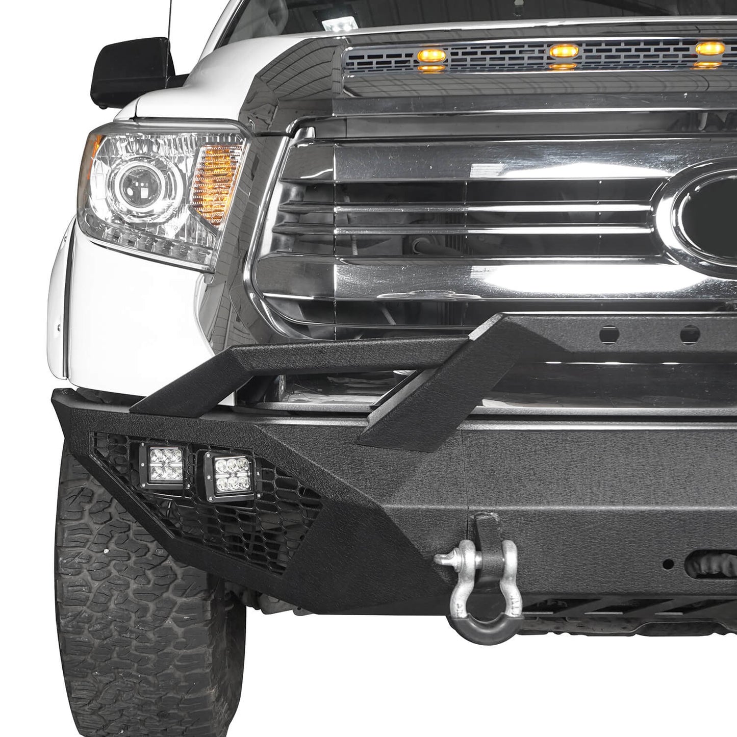 Hooke Road Full Width Front Bumper Destroyer Front Bumper(14-21 Toyota Tundra) - HE.5000A+HE.5000B