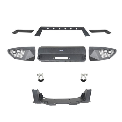 Hooke Road Full Width Front Bumper Destroyer Front Bumper(14-21 Toyota Tundra) - HE.5000A+HE.5000B