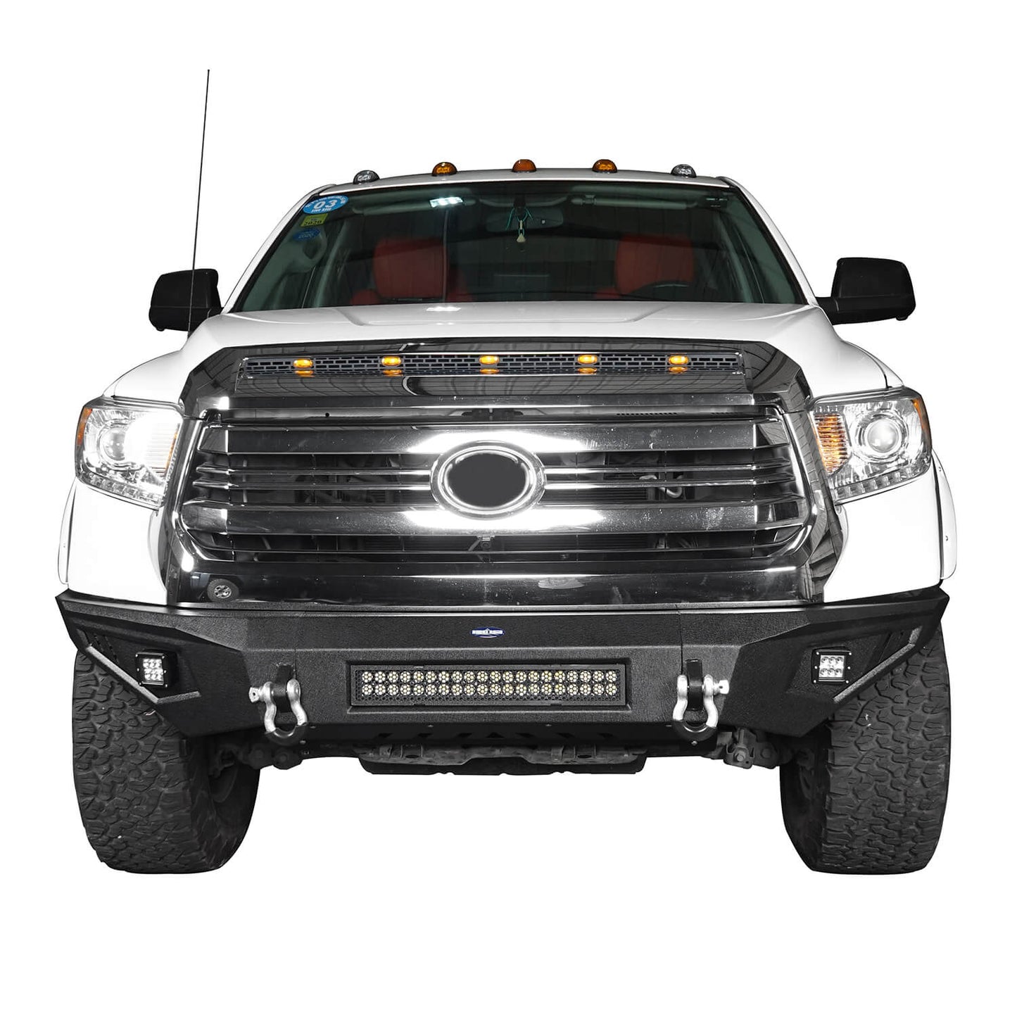 Hooke Road Full Width Front Bumper w/LED Lights(14-21 Toyota Tundra) - HE.5001