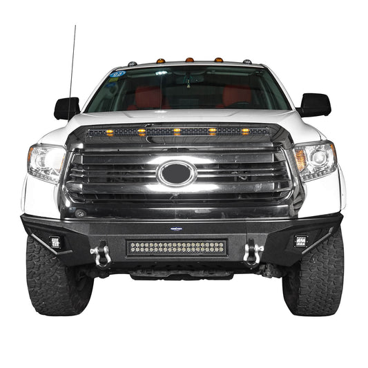 Hooke Road Full Width Front Bumper w/LED Lights(14-21 Toyota Tundra) - HE.5001