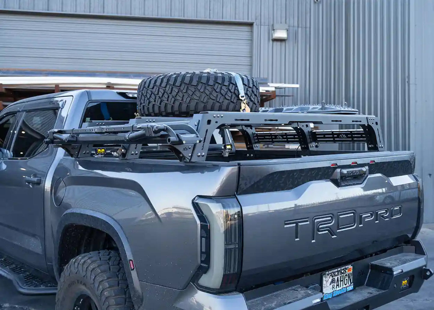Backwoods Adventure Toyota Tundra Bed Rack - Mid Height - BWTU3B-9740