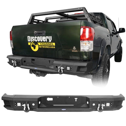 Hooke Road Full Width Rear Bumper(07-13 Toyota Tundra) - HE.5201&Z01
