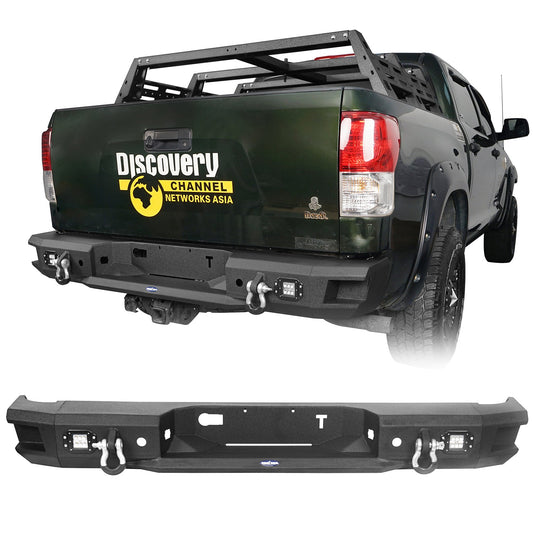 Hooke Road Full Width Rear Bumper(07-13 Toyota Tundra) - HE.5201&Z01