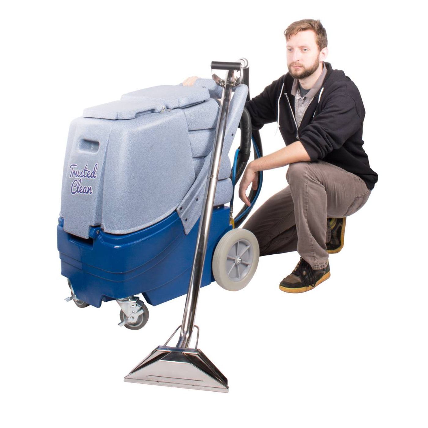 Trusted Clean 'Deluxe' Non-Heated 12-Gallon Box Extractor w/ 12" Wand & 25' Hose - TPL-12-100-CE-TCP