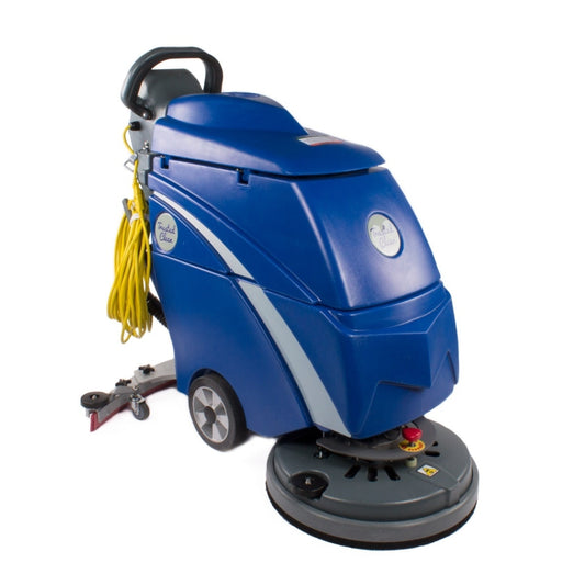 Trusted Clean 'Dura 18HD' Electric Walk Behind Floor Scrubber Package w/ Pads, Chemicals & Accessories - ASP-PACKAGE6