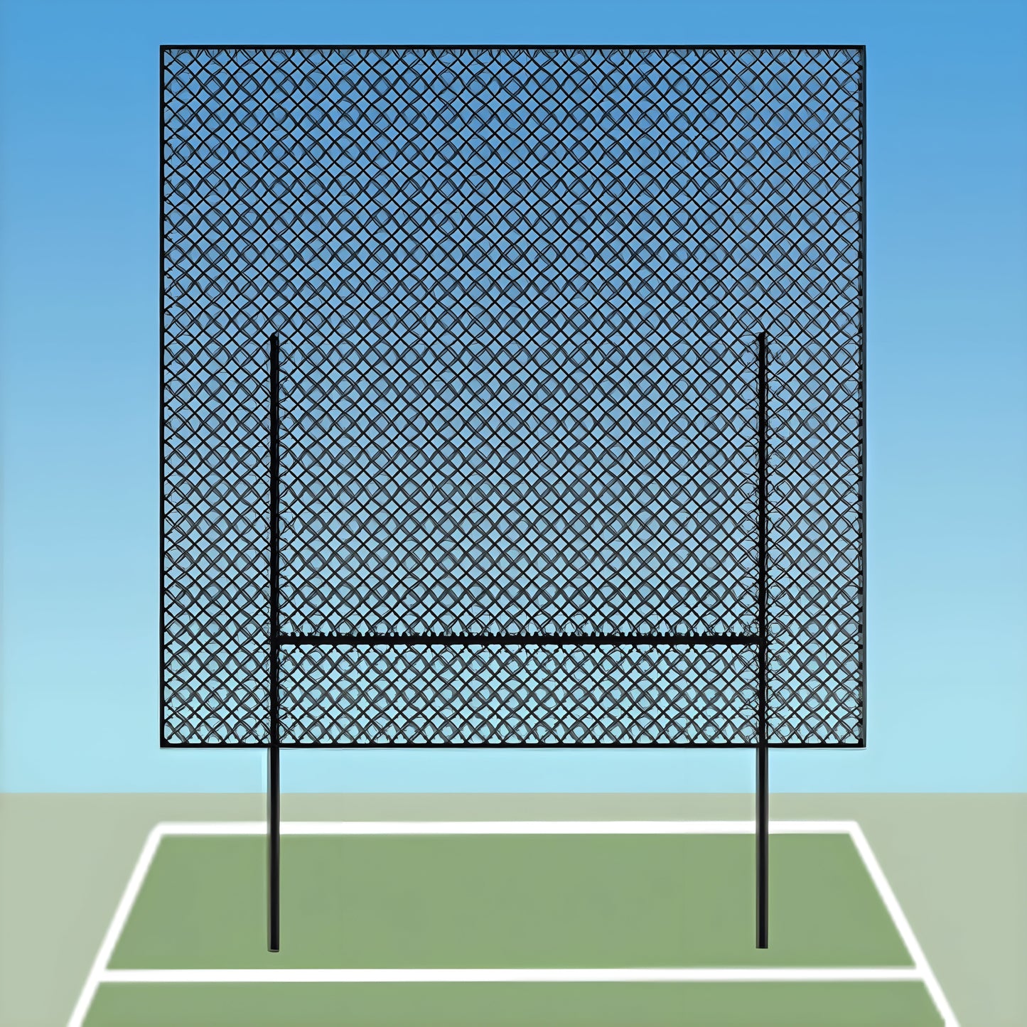 Trigon Sports 40 x 40 ft. Football Goal Post Net  - FGN4040