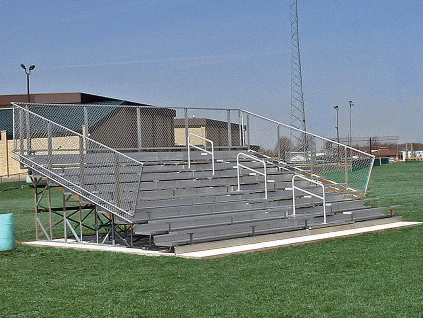 Trigon Sports 4 Row 21' Supreme Series Bleacher BL421SP - BL421SP