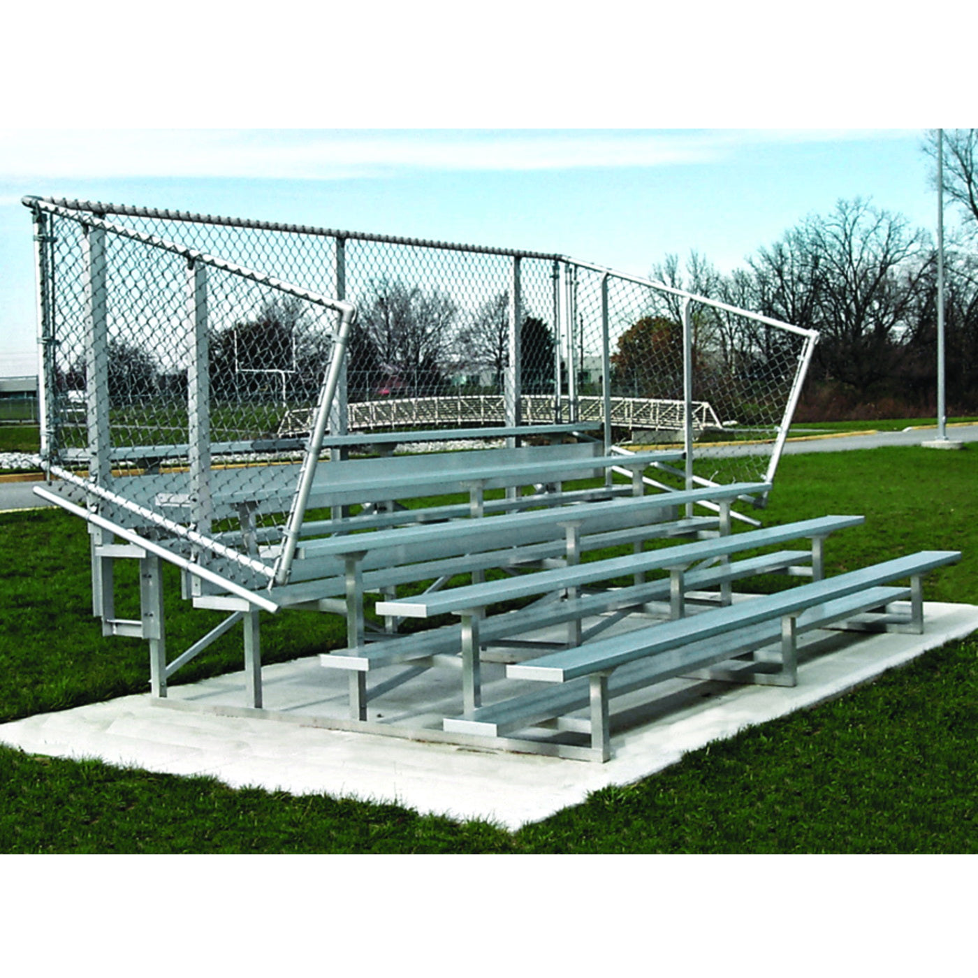 Bleacher 8 Row Preferred Standard Aluminum - BL827SD