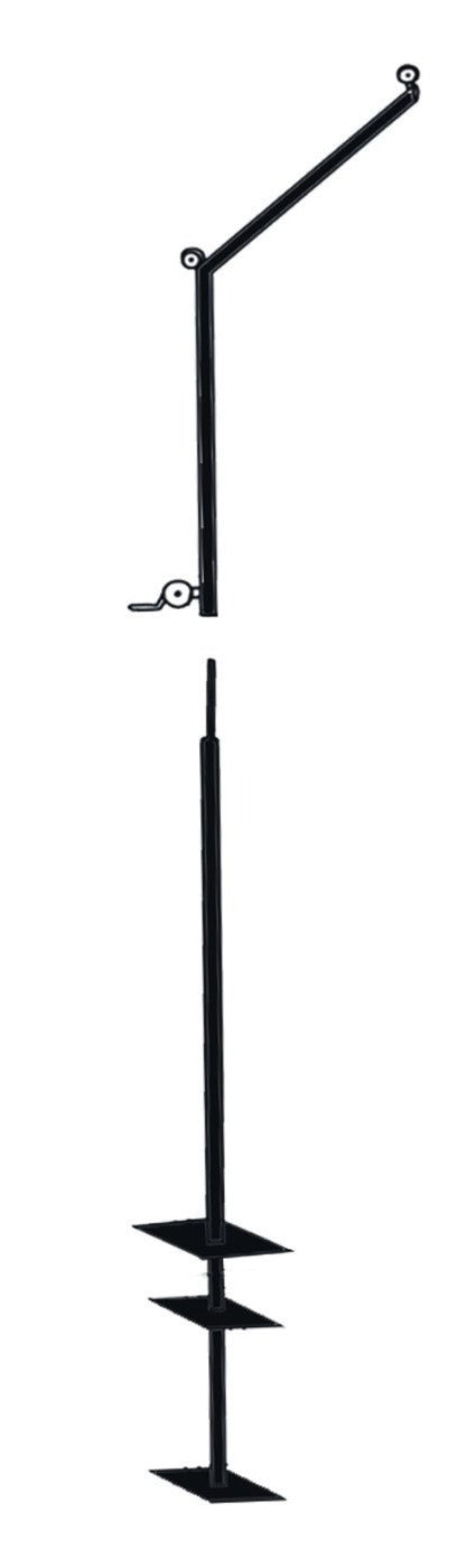 Trigon Sports Cantilever Batting Cage Pole with Winch & Ground Sleeve BCFRM - BCFRM