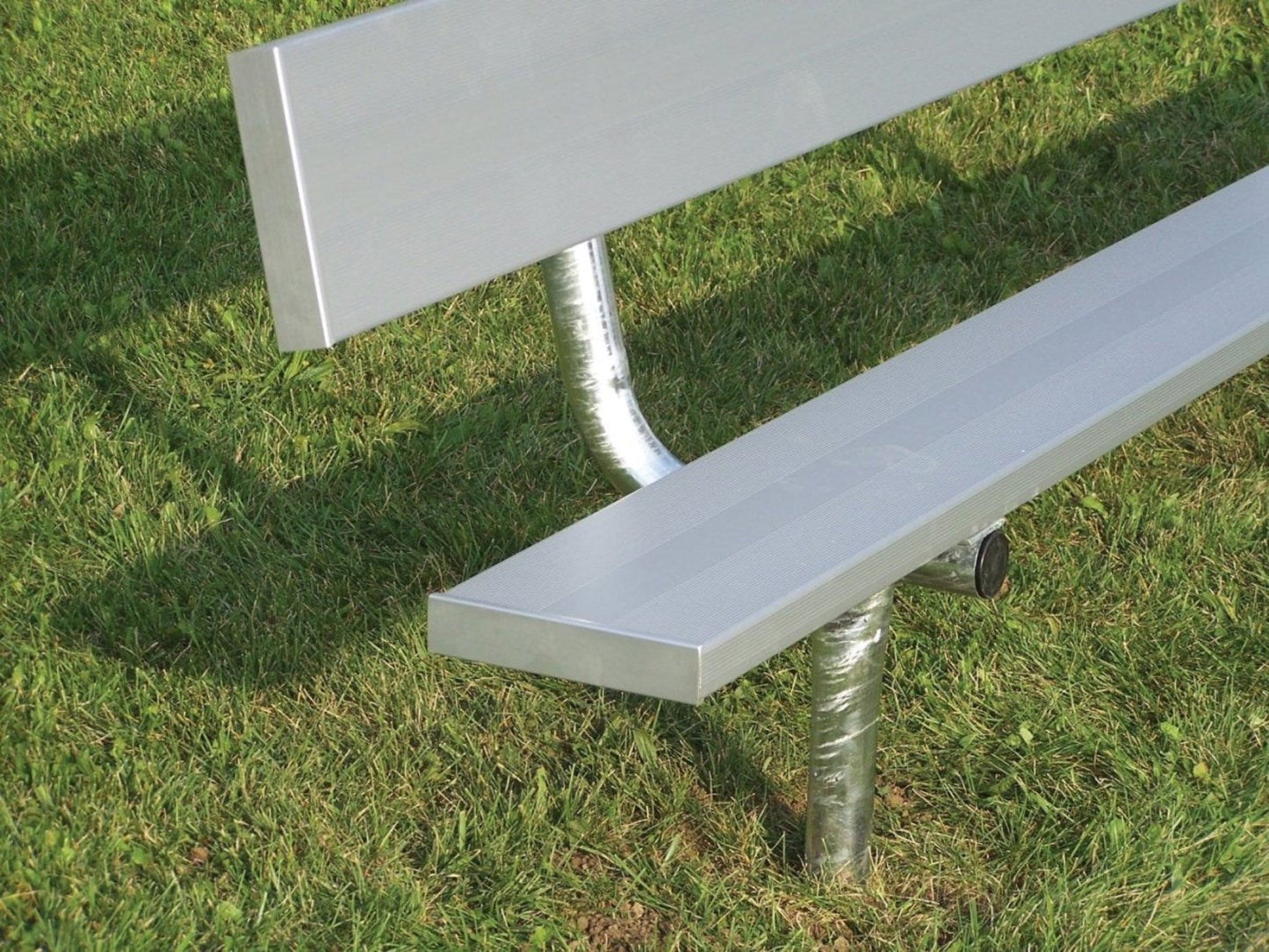 Trigon Sports PB15IGB 15 ft. Permanent Team Bench with Back - PB15IGB