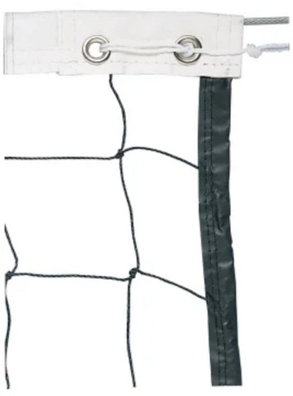 Trigon Sports Vinyl Volleyball Net with Steel Cable Top & Nylon Roped Bottom VBNETC - VBNETC