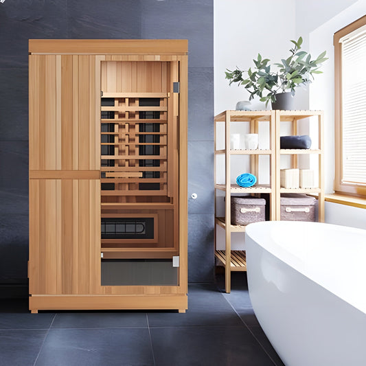 Finnmark Full-Spectrum Infrared Sauna | 1 Person - FD-KN001