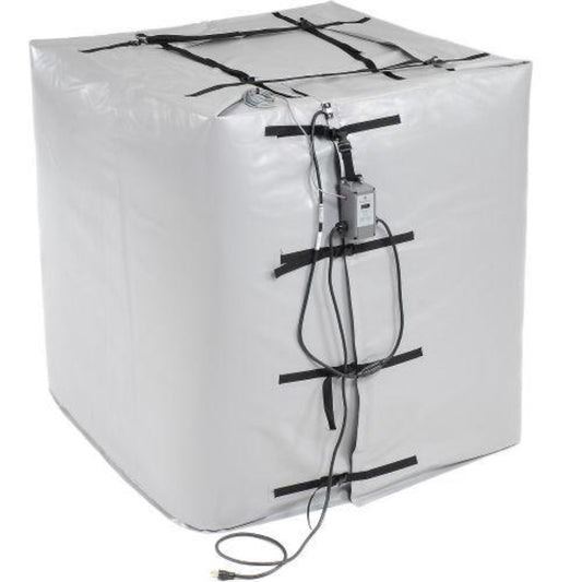 Powerblanket TH275V 275 Gallon Adjustable Thermostatic Controller and Insulated Top 120V 1250W 10.42A Tote Storage Heater New - TH275V