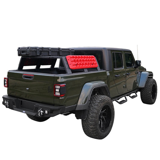 Mid-size Trucks High Overland Bed Rack Fits Jeep Gladiator JT & Ford Ranger & GMC & Chevrolet Colorado 6' Bed - Hooke Road