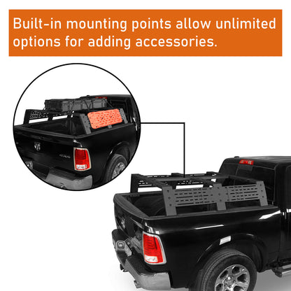 Truck/Pick-up 12.2" High Overland Bed Rack - Hooke Road - HE.9908-S
