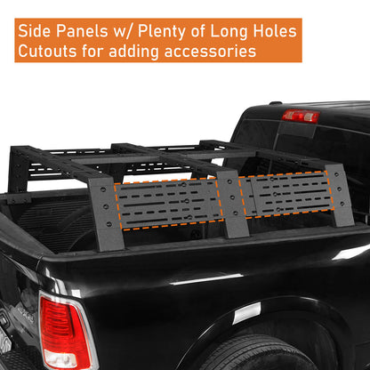 Truck/Pick-up 12.2" High Overland Bed Rack - Hooke Road - HE.9908-S