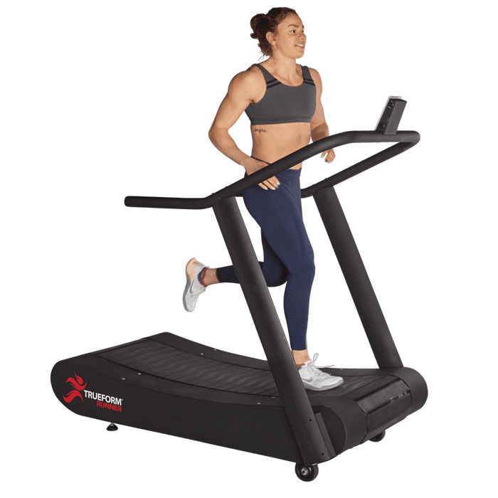 TrueForm Premium Runner Treadmill Non-Motorized Small Curved Walking Pad TFR-D
