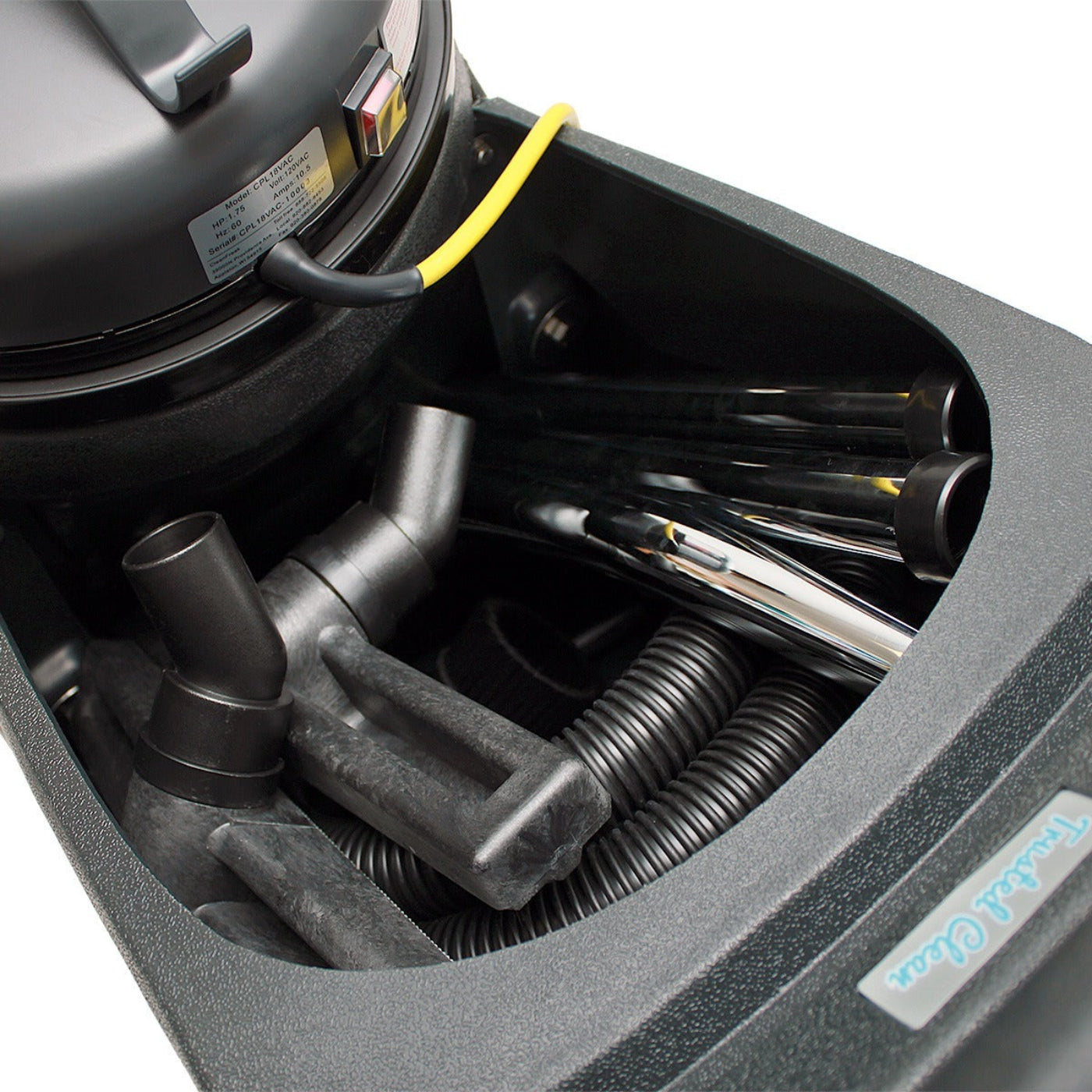 Trusted Clean 'Quench' Wet Push Vacuum - 18 Gallons - CPL-18VAC-24SQ