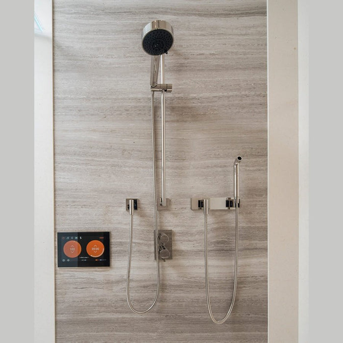 ThermaSol Waterproof 7" Smart Shower Controller The "ThermaTouch" Steam Shower Control Unit - TT7-BK