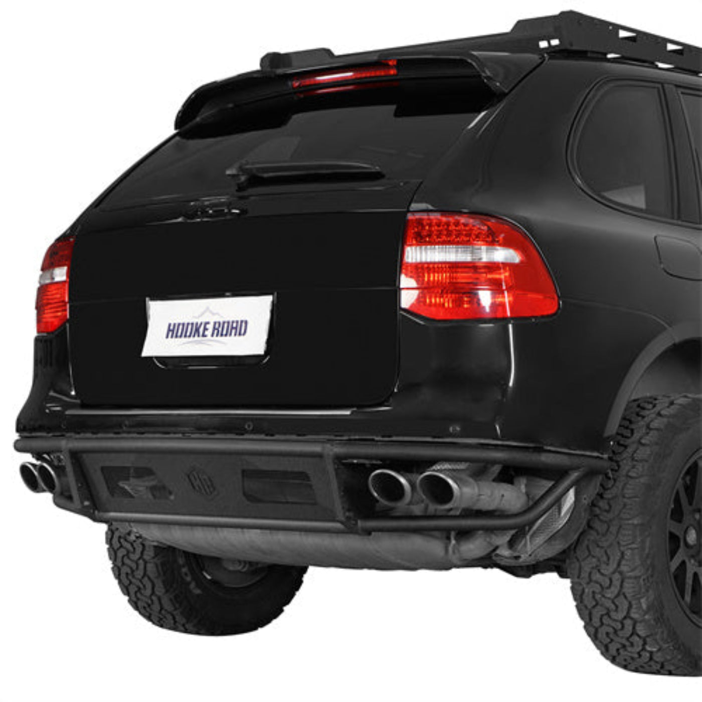 Tube Rear Bumper for 2008-2010 Porsche Cayenne 957 - Hooke Road - HE.7202-S