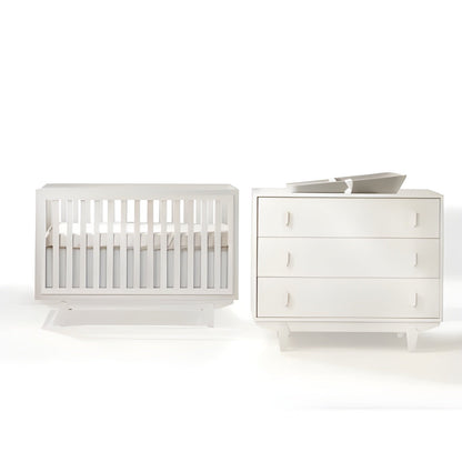 Tulip Tate Classic Convertible Crib & 3 Drawer Dresser Set - TU9501