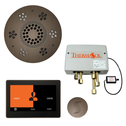 ThermaSol Steam Shower Kit - The Total Wellness Package with 10" ThermaTouch