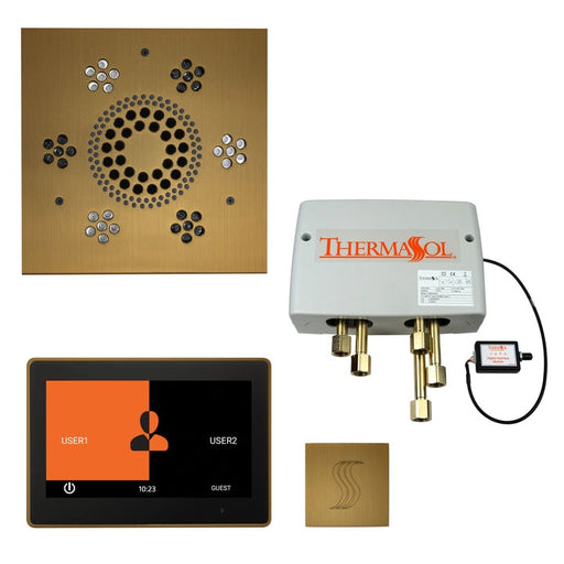 ThermaSol Steam Shower Kit - The Total Wellness Package with 10" ThermaTouch - TWP10US-AB