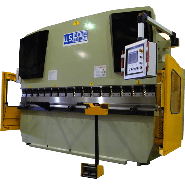 U.S. Industrial Machinery Hydraulic Press Brake, 125 TON x 10’, with Graphic CNC - USHB125-10CNC