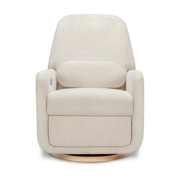 Ubabub Arc Electronic Recliner and Swivel Glider in Boucle with Usb Port - M23688