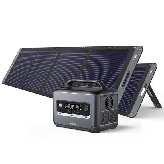 Ugreen PowerRoam 1200W 1024Wh LiFePO4 Battery Backup Solar Generator + 1x 200W Solar Panel - 90997