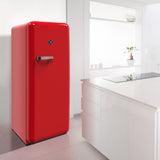 Vinotemp Retro Refrigerator, in Red - BR-RETRO-01-R