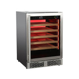 Vinotemp Vinoglow 41-Bottle Single-Zone Wine Cooler, Stainless Steel - VTWC041EVGSS