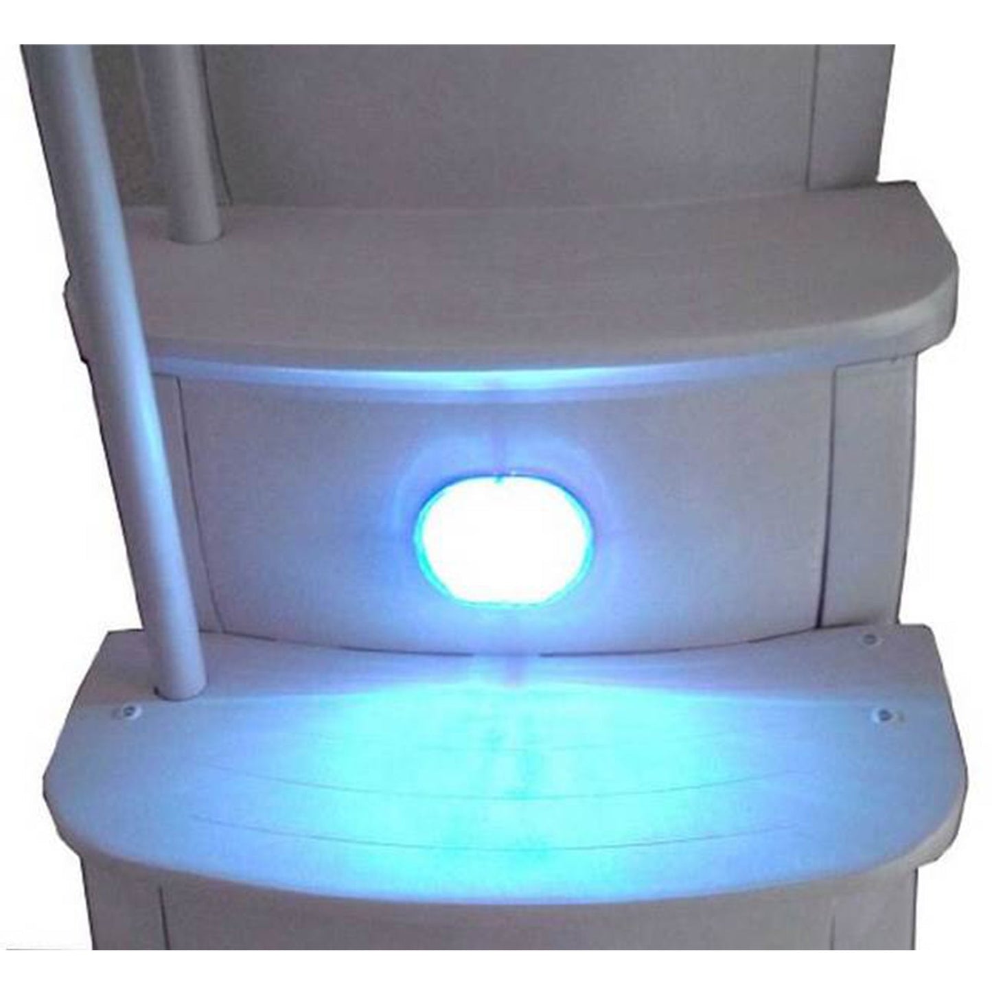 Main Access iStep Above Ground Swimming Pool Deck Entry Steps Ladder & LED Light - 59343