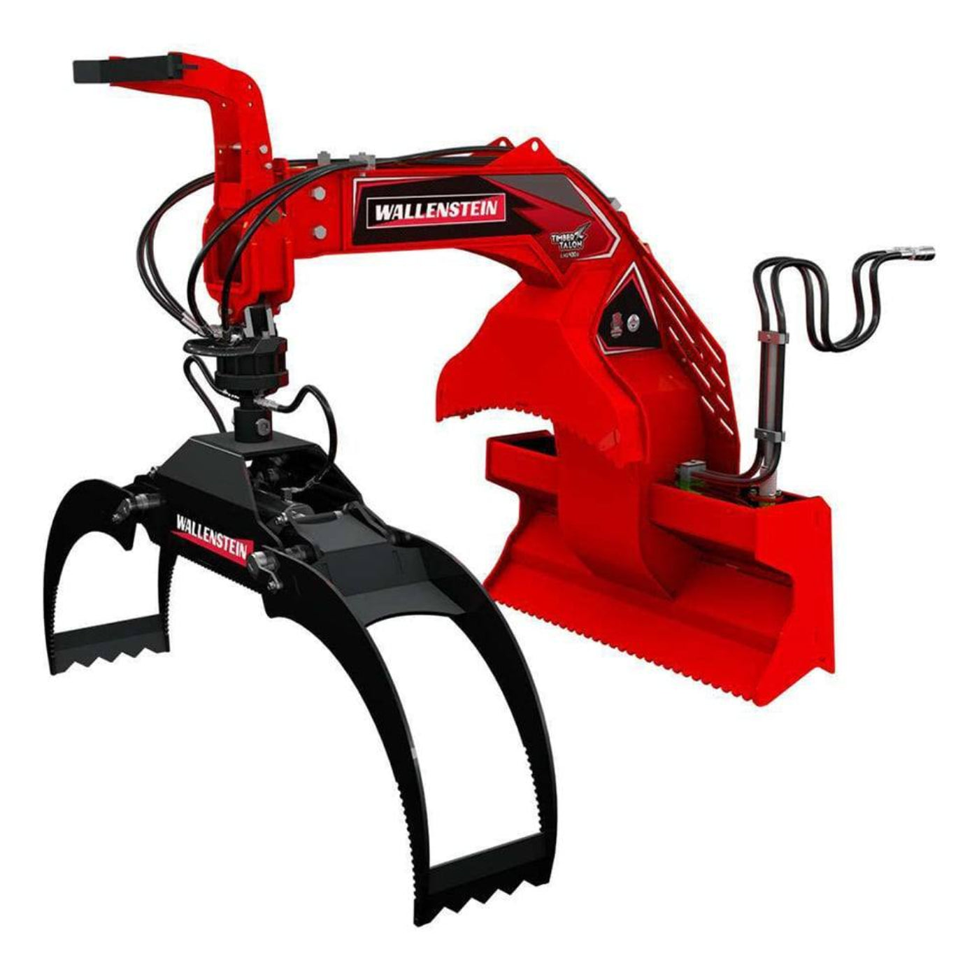 Wallenstein LXG430R Mini Skidsteer log Grapple Attachment - LXG430R