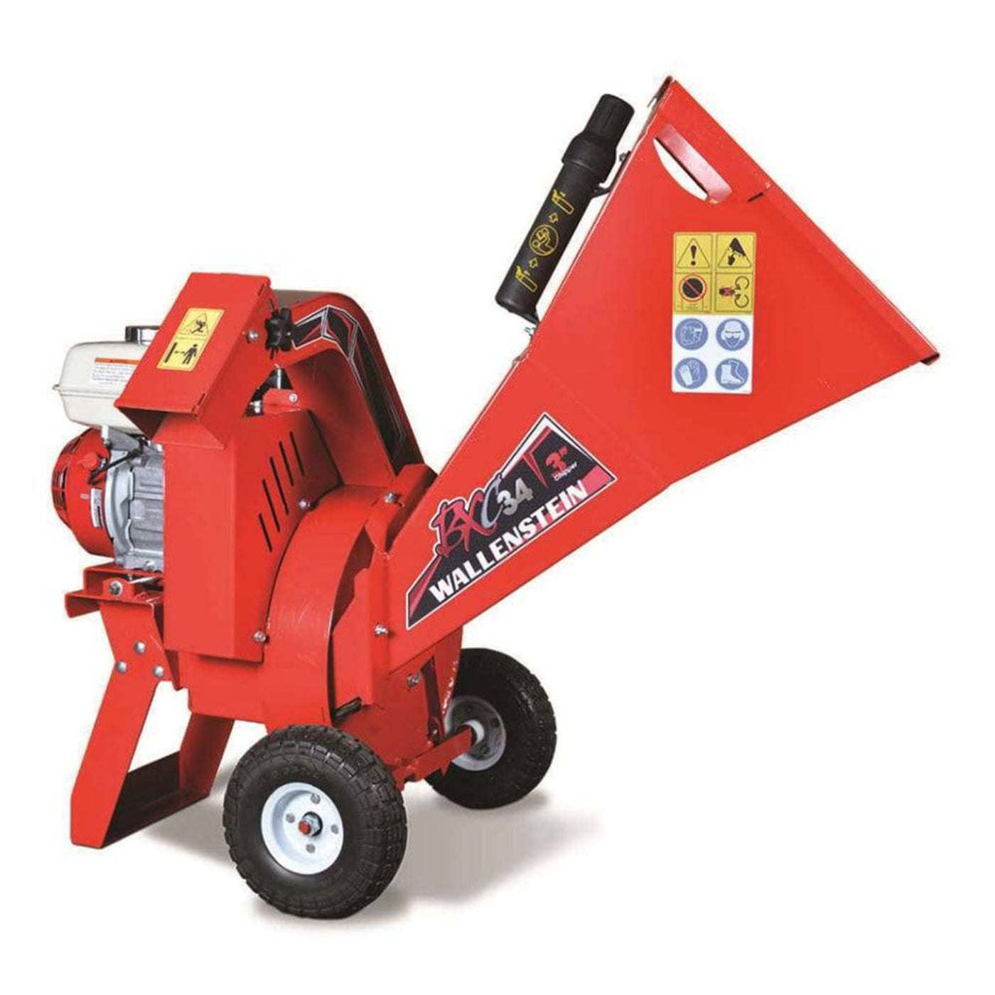 Wallenstein Hand Cart Chipper 196cc Honda GX200 - BXC34