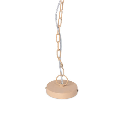 Park Hill Collection Cadence Wood Beaded Chandelier - Elegant Three-Tier Design with Natural Mango Wood and Jute Accents - ELH26173