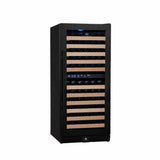 Kings Bottle 100 Bottle Upright Dual Zone Wine Fridge For Home KBU-100DX